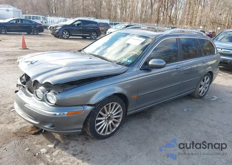 2005 Jaguar X-Type 3.0 из США, поврежденный, VIN SAJWA54A45WE59273